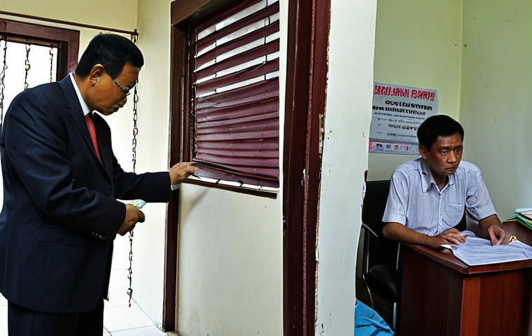 **Image Prompt 1:** A diptych or split-screen image contrasting legal and illegal moneylending in Malaysia. On the left, a brightly lit, professional office with a Malaysian individual comfortably signing a transparent loan agreement, a clear KPKT (Ministry of Housing and Local Government) license prominently displayed, and a friendly, trustworthy loan officer. On the right, a dark, unsettling scene featuring a distressed Malaysian individual or family in front of their home, with threatening graffiti or notices related to "Ah Long" (loan sharks), shadowy, aggressive figures in the background, and overwhelming, exorbitant daily interest rates depicted as ominous numbers. The image should clearly differentiate between safety and danger in borrowing.